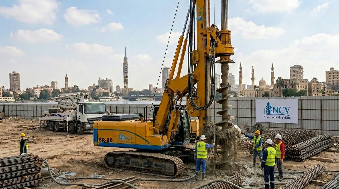 خوازيق الحفر البريمي المستمر